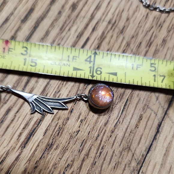 Vintage Dragons Breath Necklace with Silver Accents - Picture 8 of 11